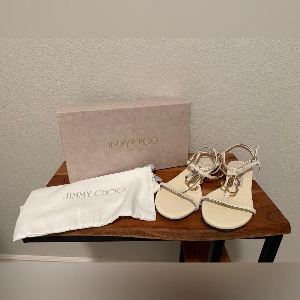 Jimmy Choo Alodie Flat with box and new dust bag